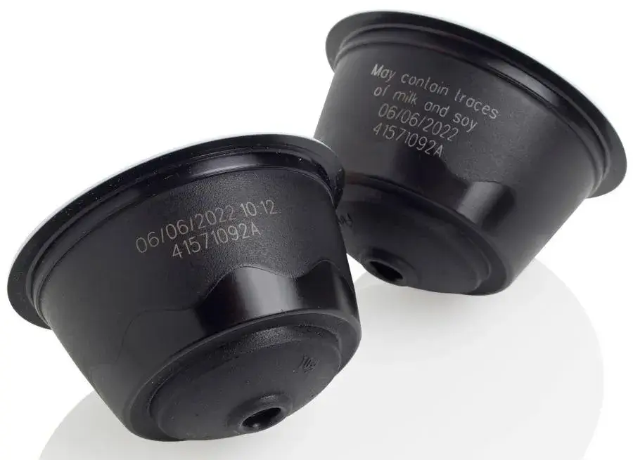 Permanent fibre laser marking