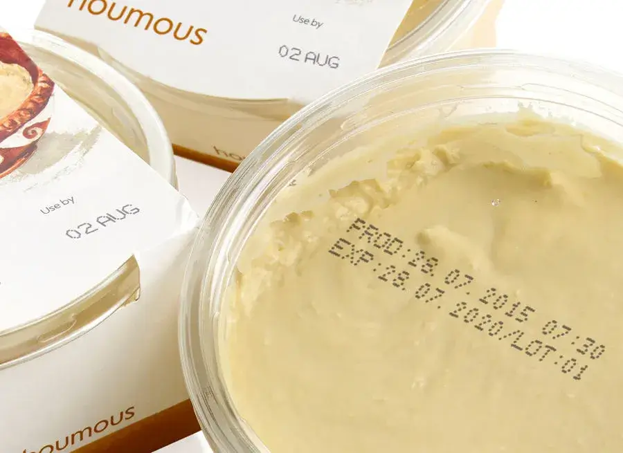 coding on food packaging