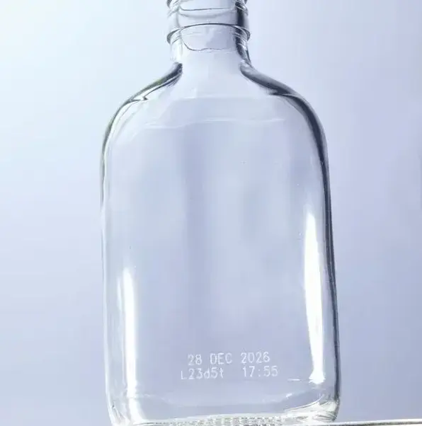 durable codes on glass bottles