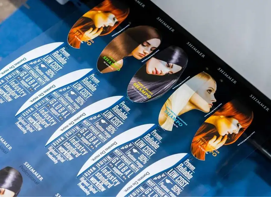 Digital Colour Label Presses for shampoo bottles