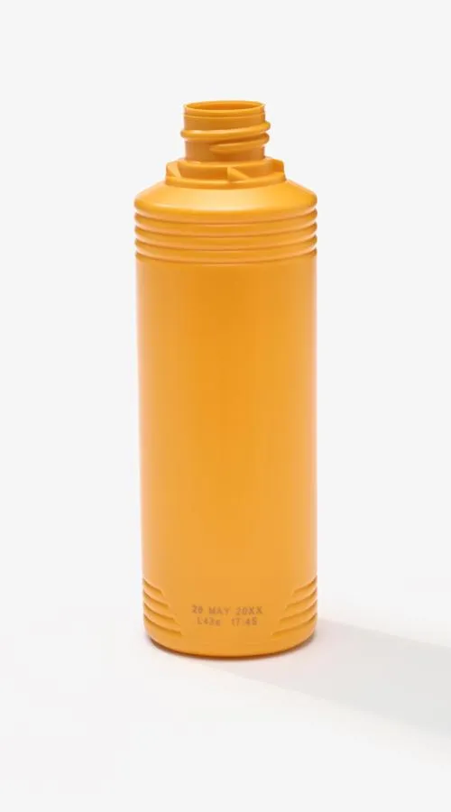 open bottle yellow